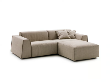 PARKER - Upholstered fabric pouf by Milano Bedding - view 3